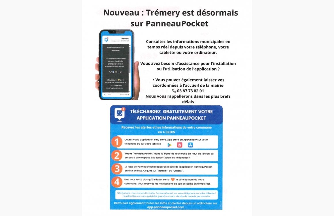 Panneau Pocket