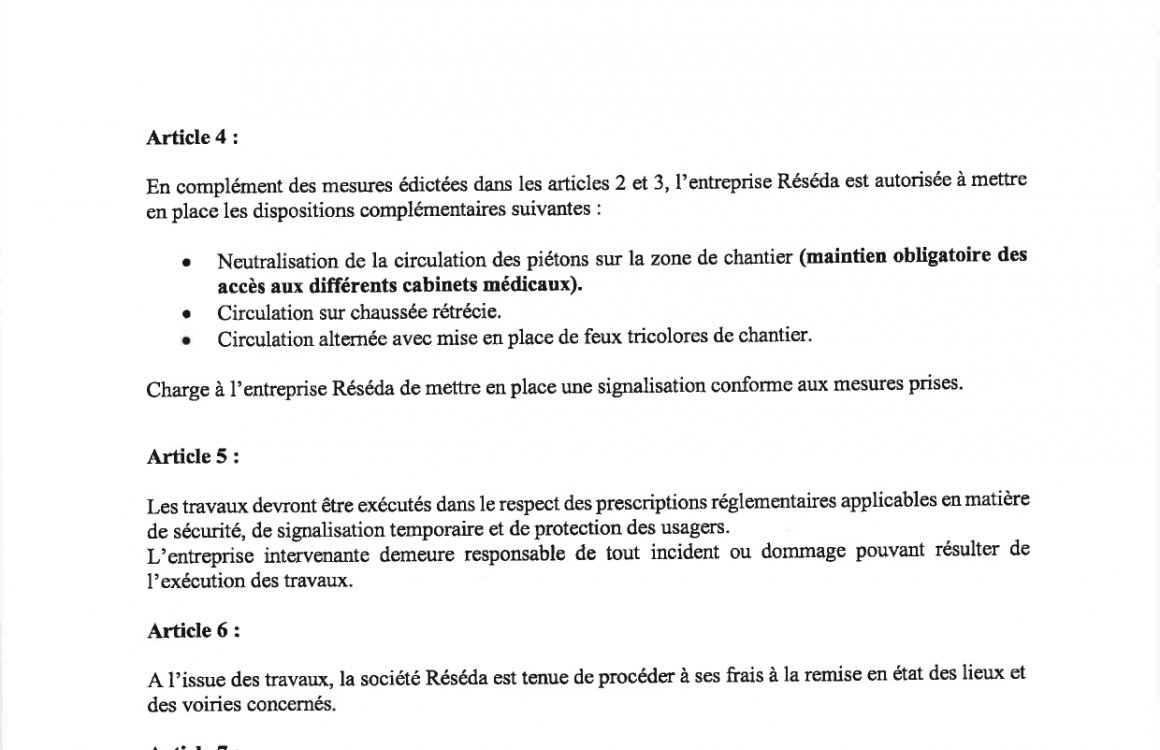 travaux